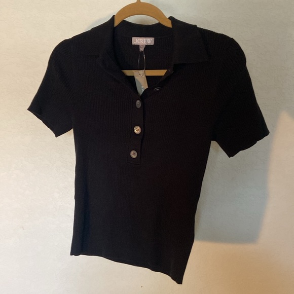 J. Crew Tops - J. Crew Button Short Sleeve Top, Size Medium